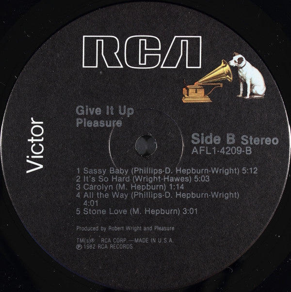 Pleasure - Give It Up // Vinyl Record