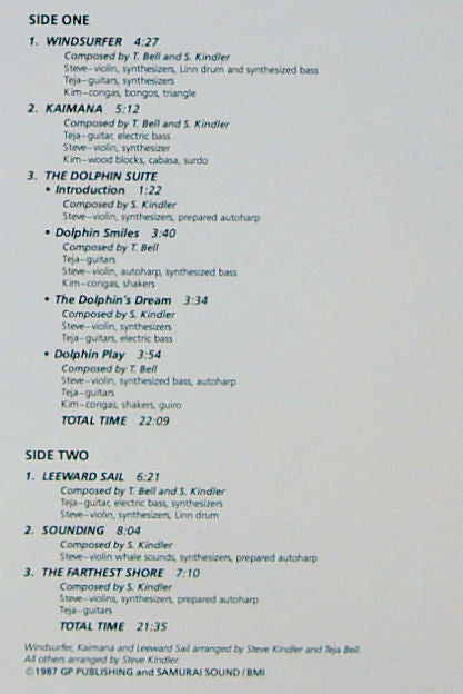 Steven Kindler - Dolphin Smiles // Vinyl Record