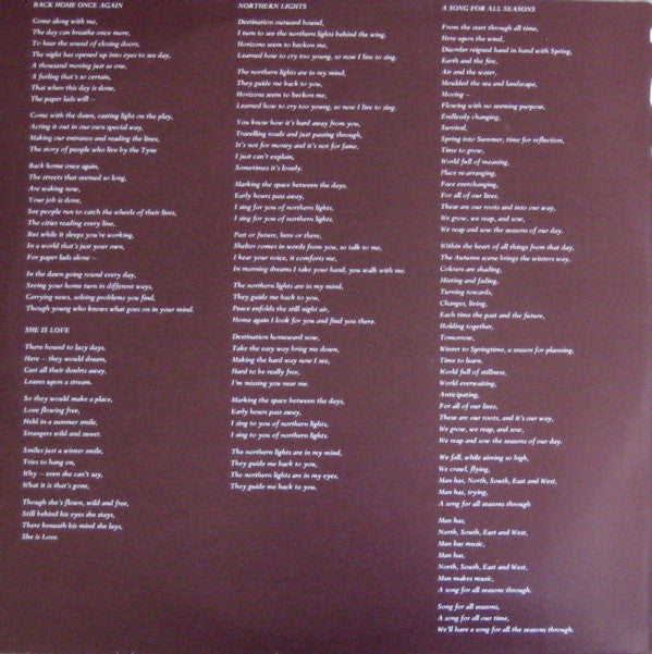 Renaissance - A Song For All Seasons // Vinyl Record