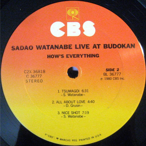 Sadao Watanabe - How's Everything // Vinyl Record