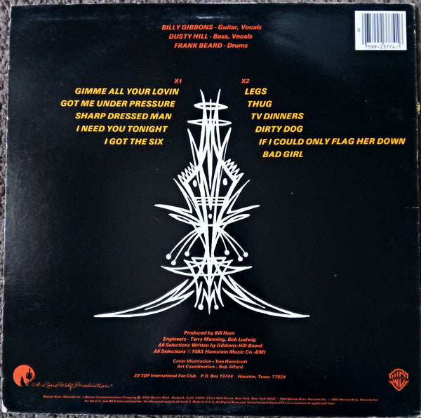 ZZ Top - Eliminator // Vinyl Record