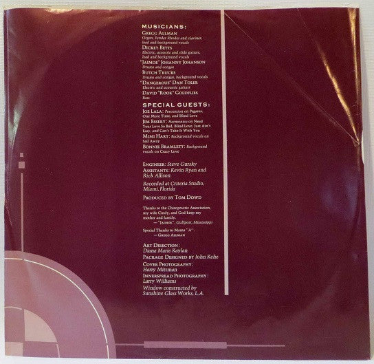 The Allman Brothers Band - Enlightened Rogues // Vinyl Record