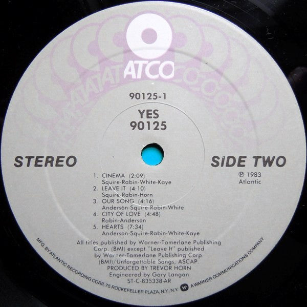 Yes - 90125 // Vinyl Record
