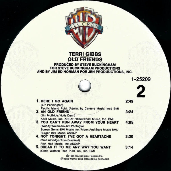 Terri Gibbs - Old Friends // Vinyl Record