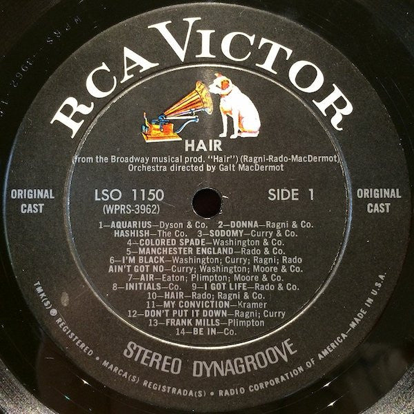 Various - Hair - The American Tribal Love-Rock Musical (The Original Broadway Cast Recording) // Vinyl Record