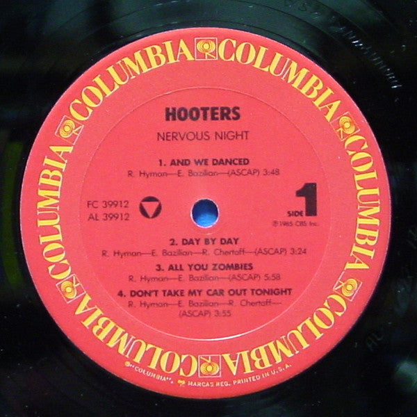 The Hooters - Nervous Night // Vinyl Record