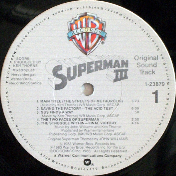 Various - Superman III (Original Sound Track) // Vinyl Record