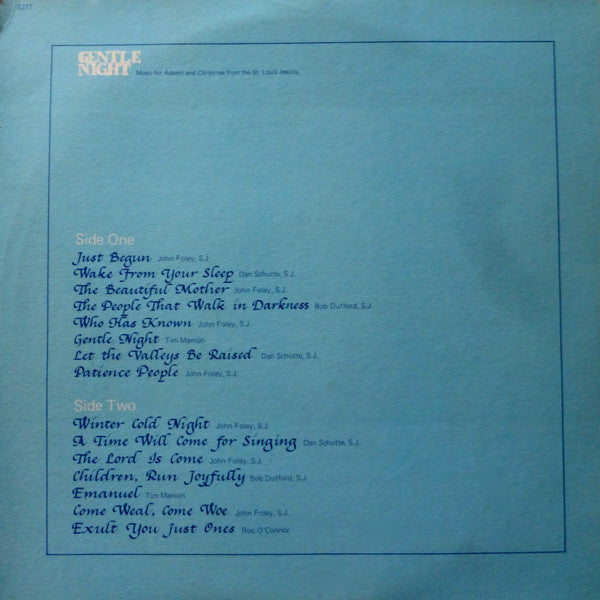 St. Louis Jesuits - Gentle Night - Music For Advent And Christmas // Vinyl Record