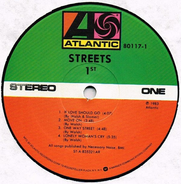 Streets - 1st // Vinyl Record