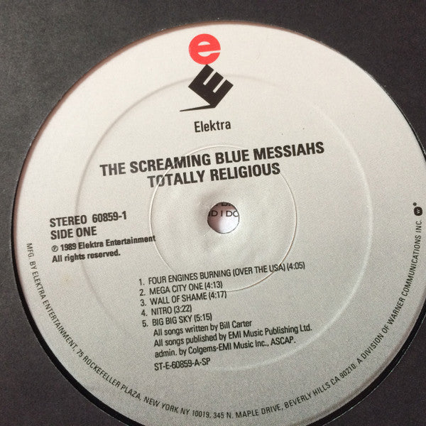 The Screaming Blue Messiahs - Totally Religious // Vinyl Record