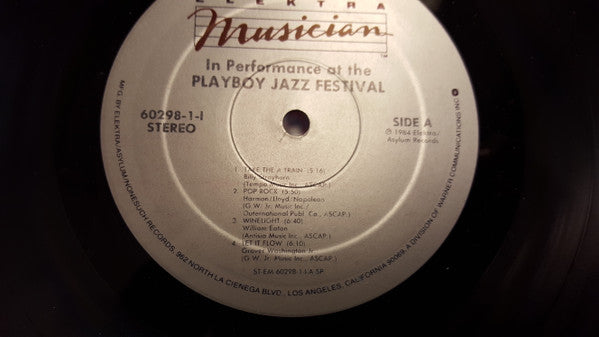 Various - In Performance At The Playboy Jazz Festival // Vinyl Record