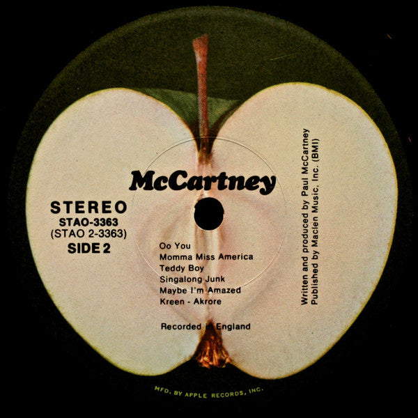 Paul McCartney - McCartney // Vinyl Record