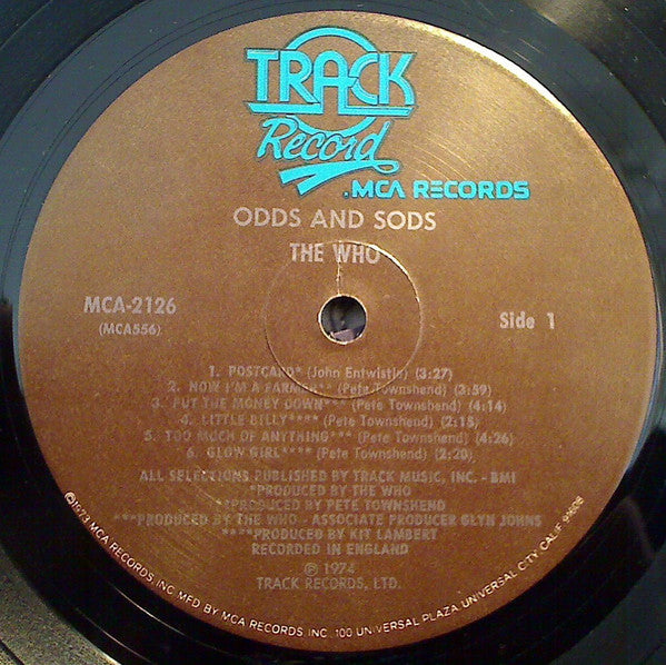The Who - Odds & Sods // Vinyl Record