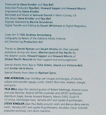 Steven Kindler - Dolphin Smiles // Vinyl Record