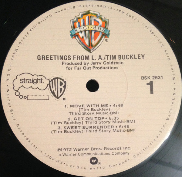 Tim Buckley - Greetings From L.A. // Vinyl Record