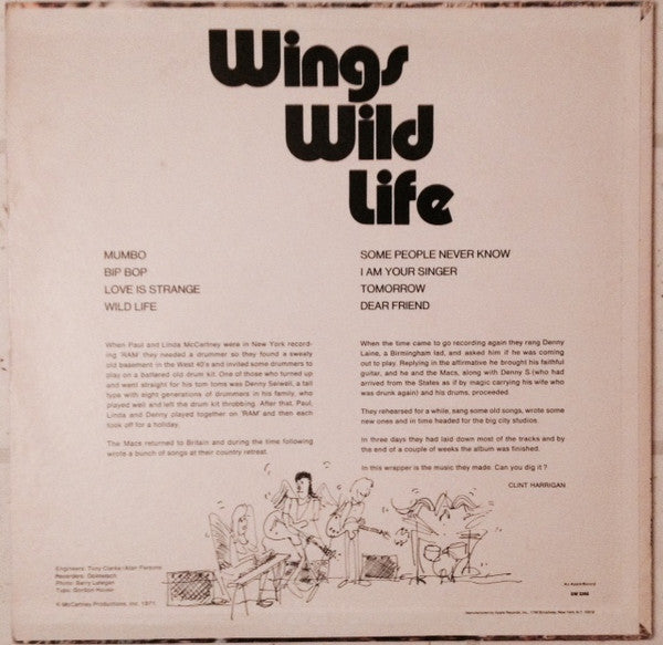 Wings - Wild Life // Vinyl Record
