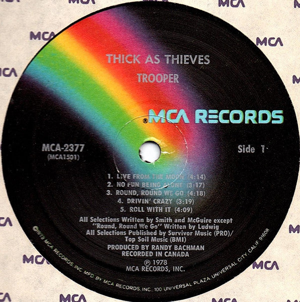 Trooper - Thick As Thieves // Vinyl Record