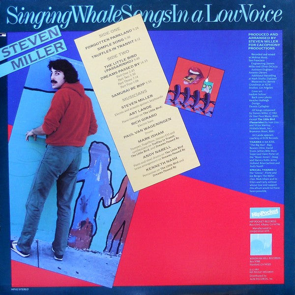Steven Miller - Singing Whale Songs In A Low Voice // Vinyl Record