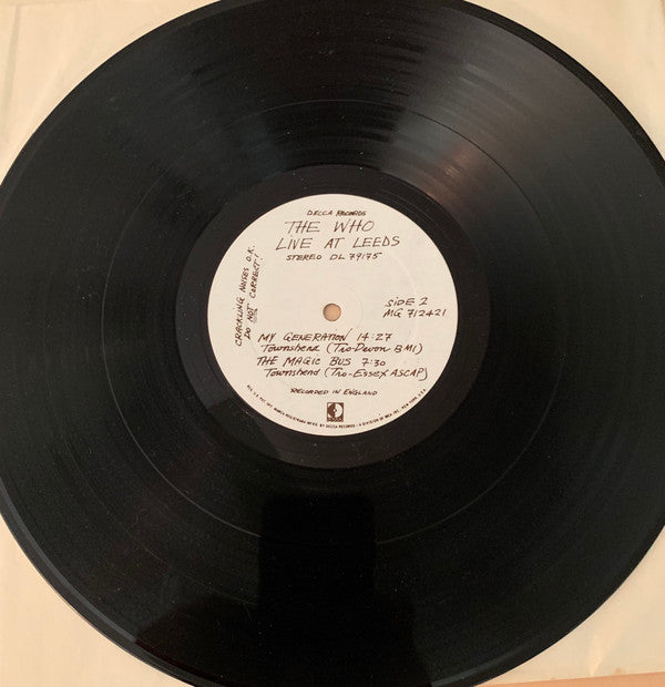 The Who - Live At Leeds // Vinyl Record