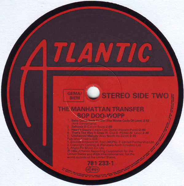 The Manhattan Transfer - Bop Doo-Wopp // Vinyl Record