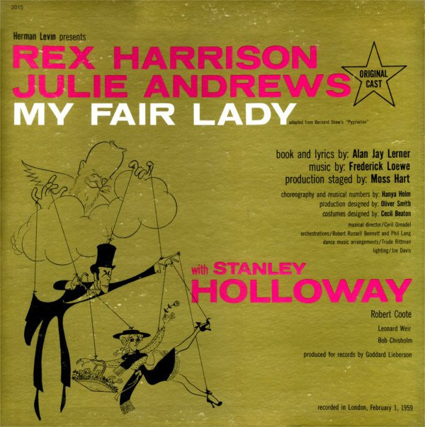 Rex Harrison - My Fair Lady - Original Cast, Recorded In London // Vinyl Record