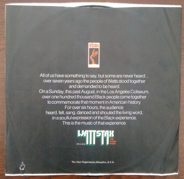 Various - Wattstax: The Living Word // Vinyl Record