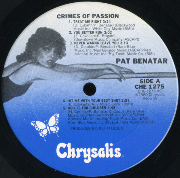 Pat Benatar - Crimes Of Passion // Vinyl Record