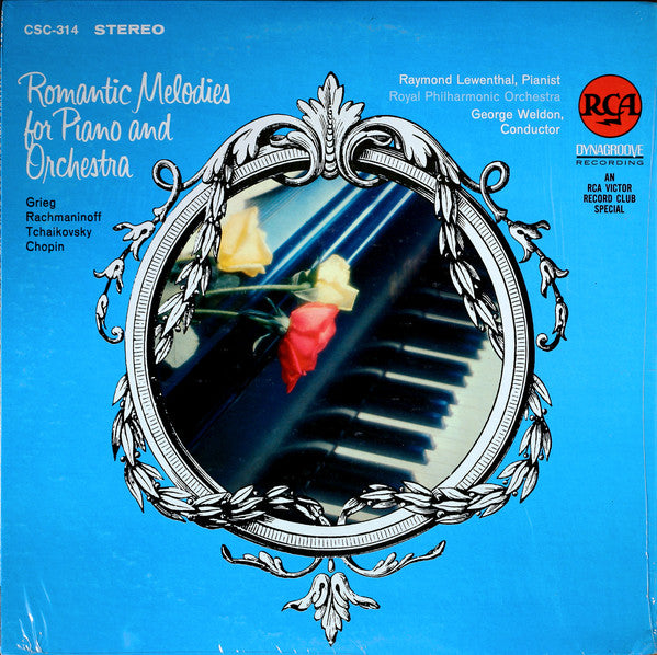 Raymond Lewenthal - Romantic Melodies For Piano And Orchestra // Vinyl Record