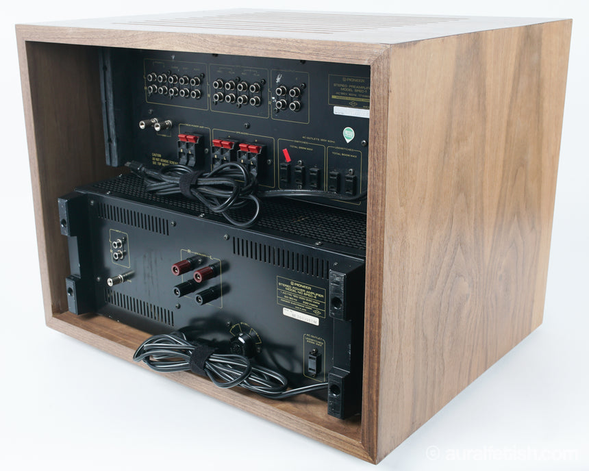 Pioneer Spec 1 + Spec 4 Set // Custom Walnut Cabinet