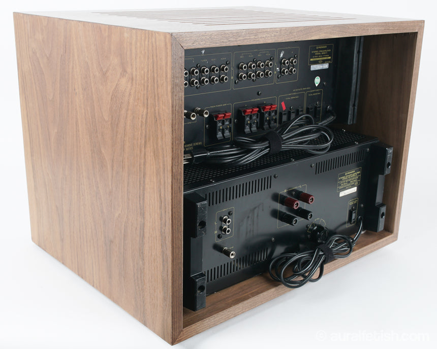 Pioneer Spec 1 + Spec 4 Set // Custom Walnut Cabinet