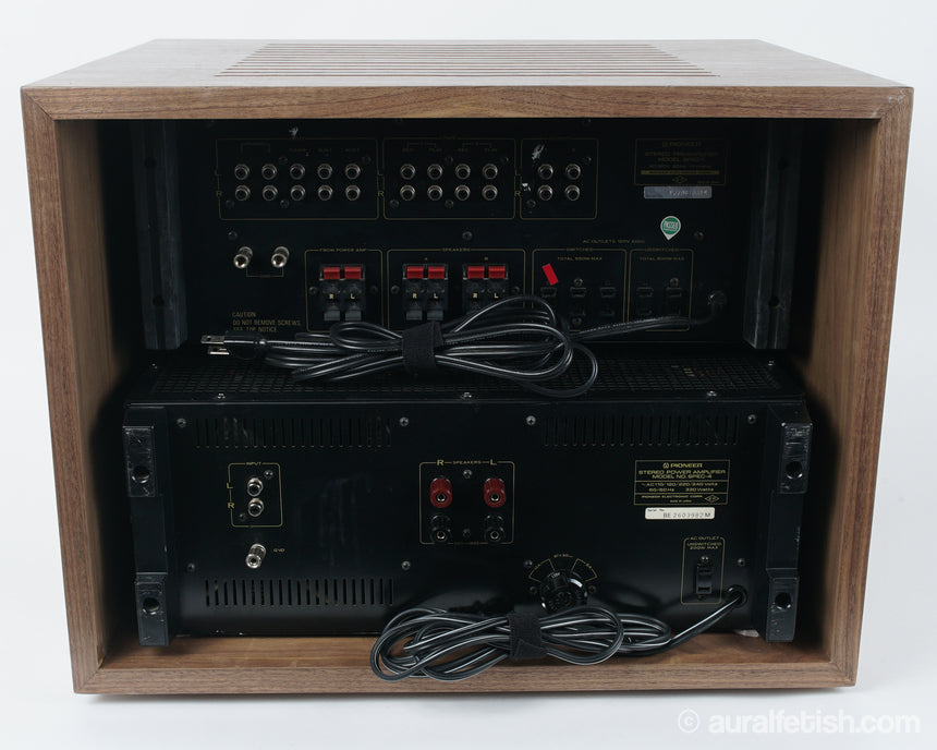 Pioneer Spec 1 + Spec 4 Set // Custom Walnut Cabinet