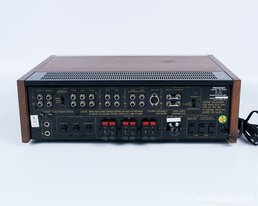 Pioneer SA-9100 // Integrated Amplifier / Fully Recapped