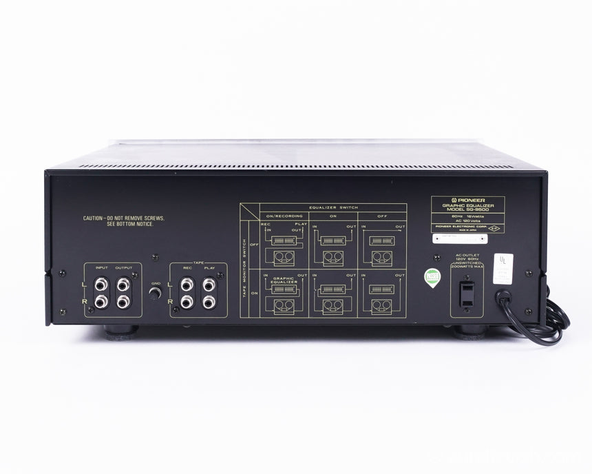 Pioneer SG-9500 // Vintage Graphic Equalizer