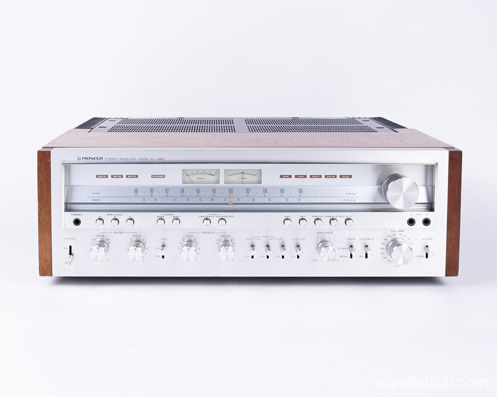 Pioneer SX-1250 // Solid-State Receiver – AURAL HiFi