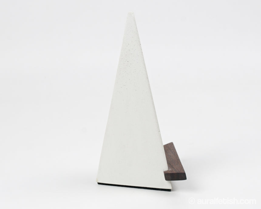 Pyramid Record Lp Stand // Concrete