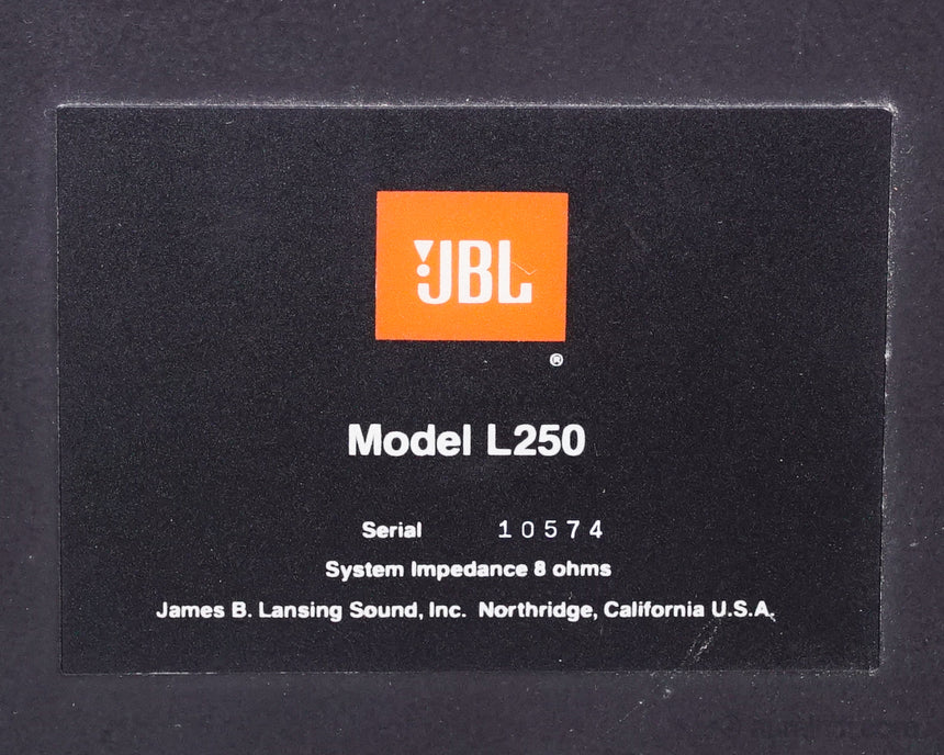 Vintage JBL L250 // Speakers / Complete Restoration
