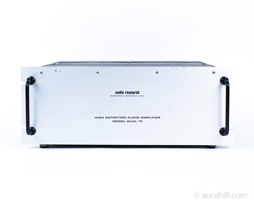 Audio Research Dual 75 // Stereo Tube Amplifier