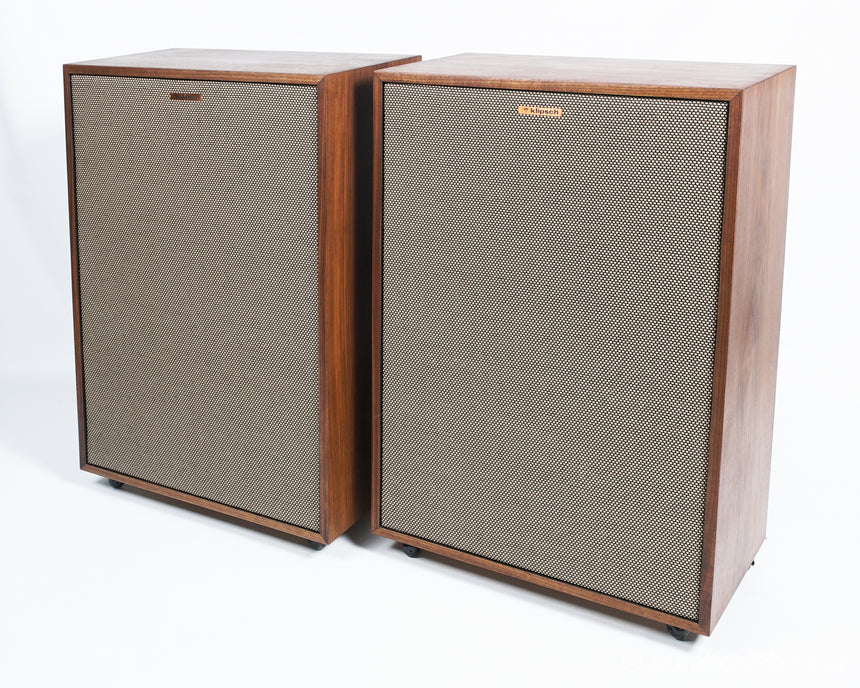 Klipsch Cornwall I // Horn Speakers / Oiled Walnut / Custom Grilles