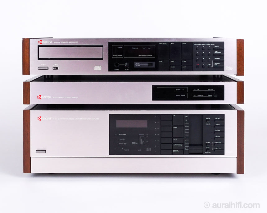 Vintage Kyocera System // R-661 70 WPC Receiver with CD Player and Remote