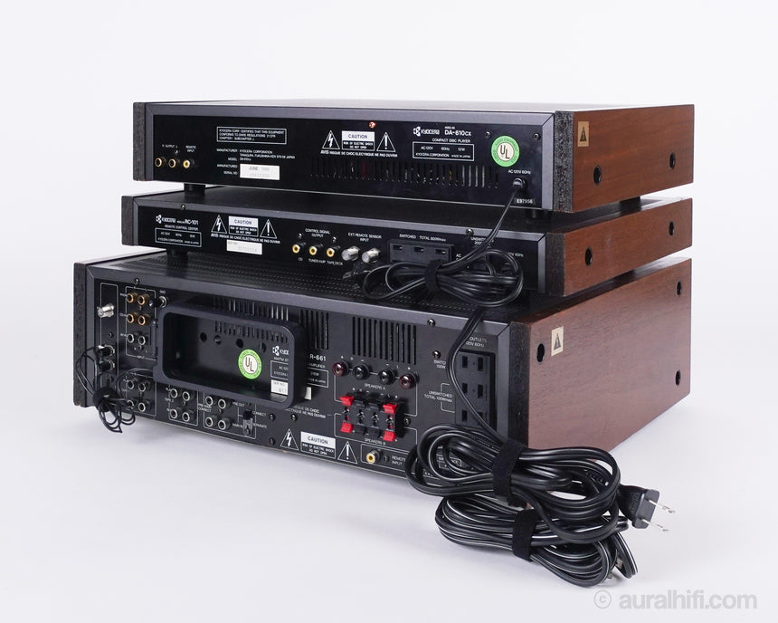 Vintage Kyocera System // R-661 70 WPC Receiver with CD Player and Remote