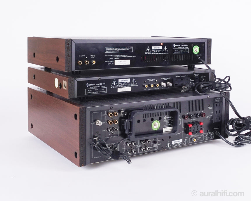 Vintage Kyocera System // R-661 70 WPC Receiver with CD Player and Remote