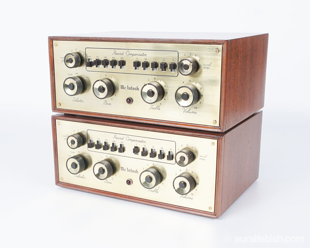 Vintage Mcintosh C8 Pair // Tube Preamplifiers – AURAL HiFi