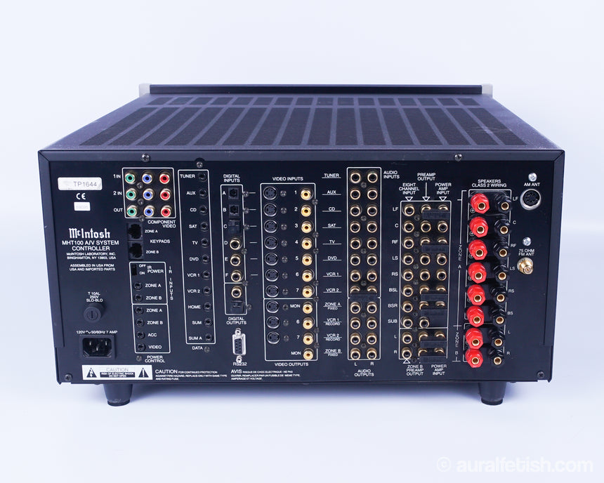 McIntosh MHT100 // Solid-State Receiver / A/V System Controller