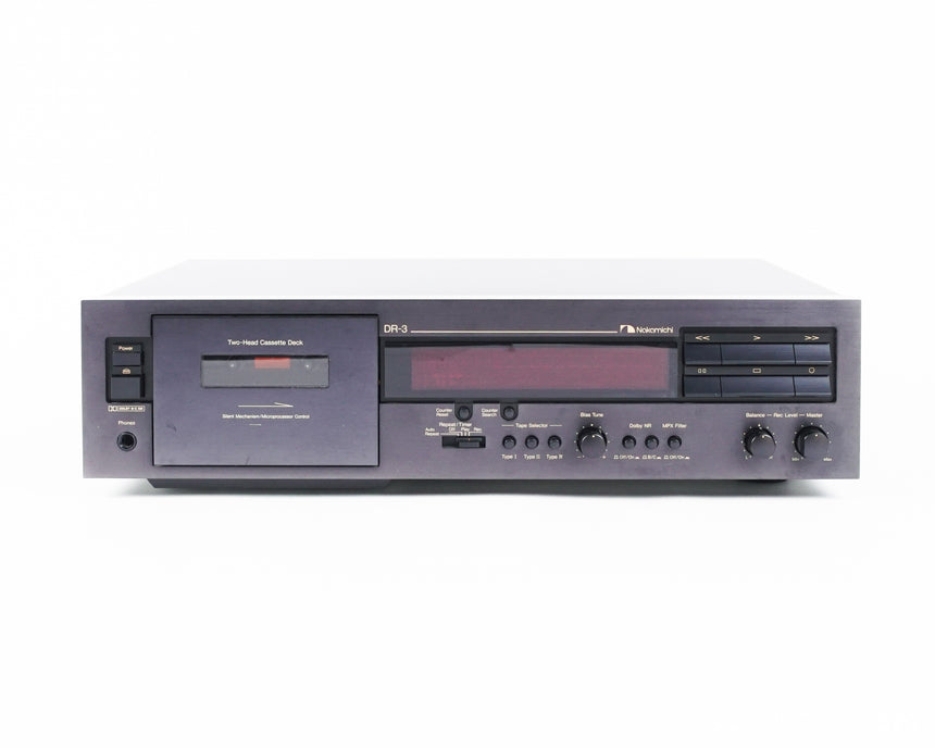 Nakamichi DR-3 // Two Head Cassette Deck / Original box