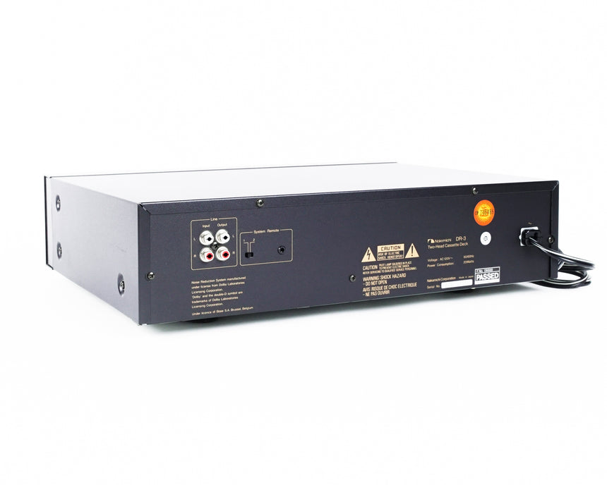 Nakamichi DR-3 // Two Head Cassette Deck / Original box