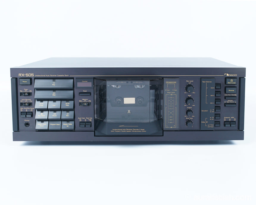 Nakamichi RX-505 // Auto-Reverse Cassette Deck