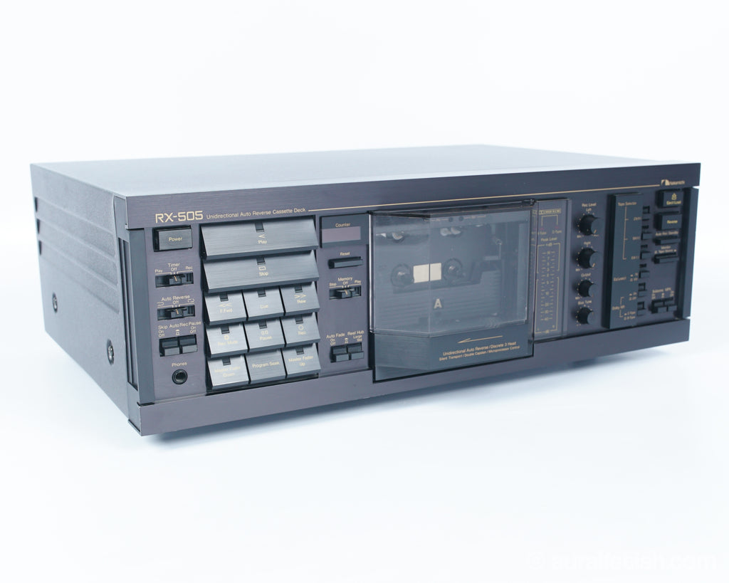 Nakamichi RX-505 // Auto-Reverse Cassette Deck – AURAL HiFi