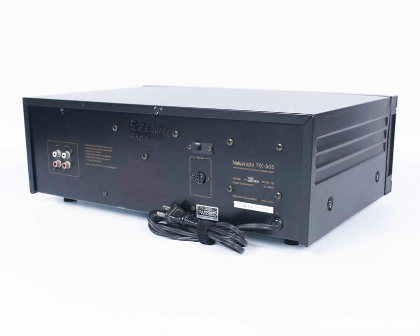 Nakamichi RX-505 // Auto-Reverse Cassette Deck