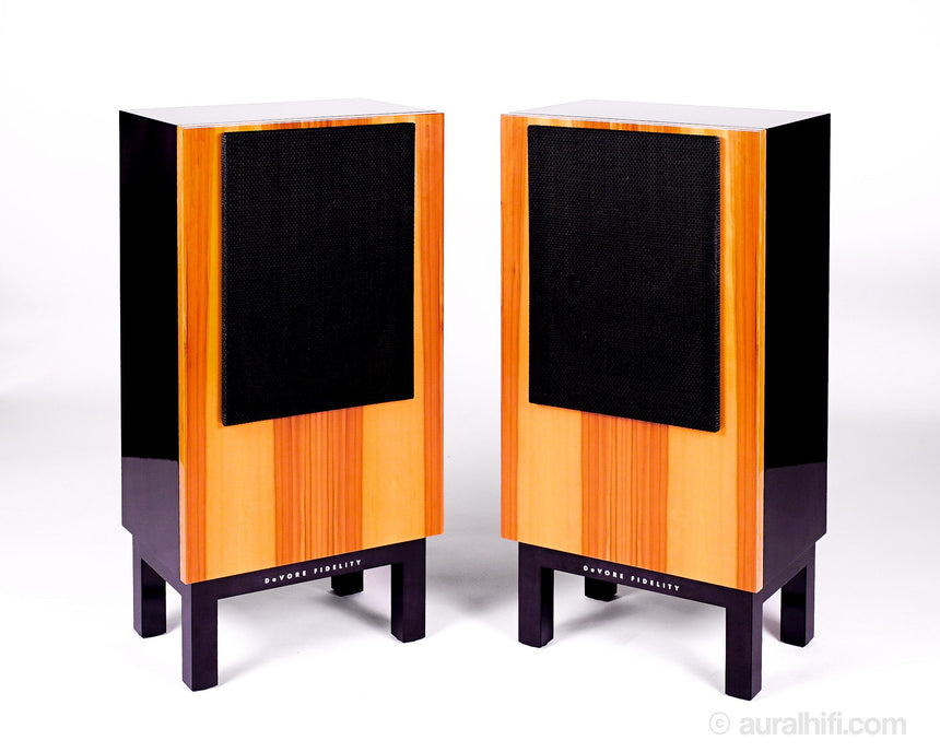 DeVore Fidelity Orangutan O/96 // New / Speakers / Lace Walnut / Hand Polished Gloss