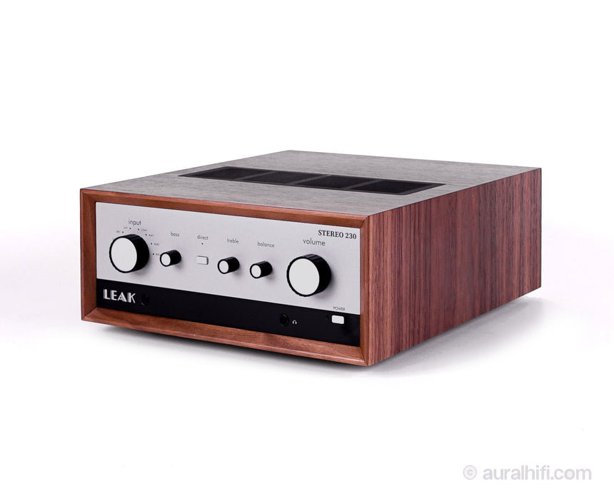 Leak  Stereo 230 // New / Integrated Amplifier / Walnut Cabinet